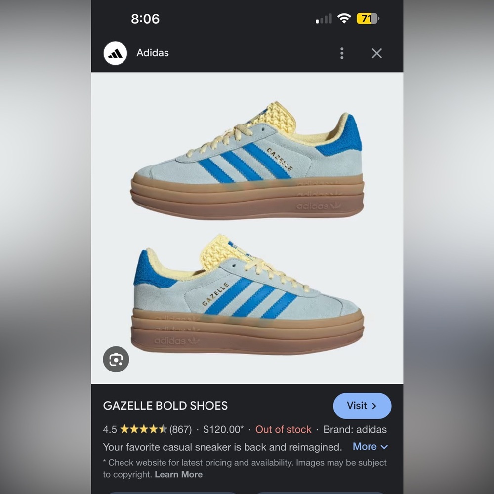 adidas Originals Women's Gazelle Bold Shoes
